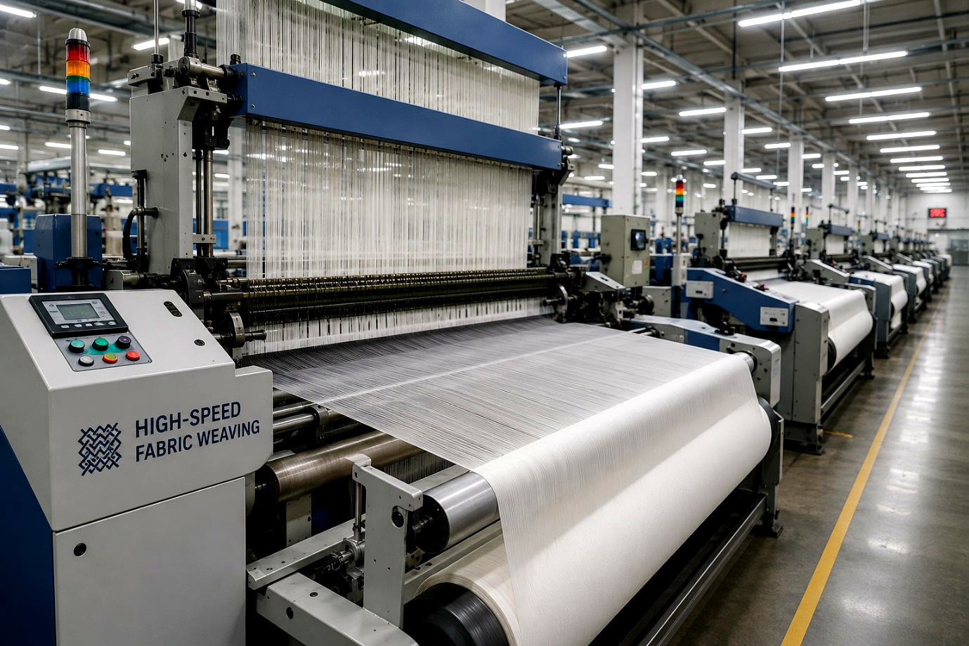 High-speed Fabric Weaving Looms
